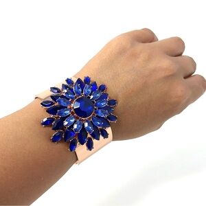 Ted Baker Women’s Blue Crystal Adjustable Bracelet